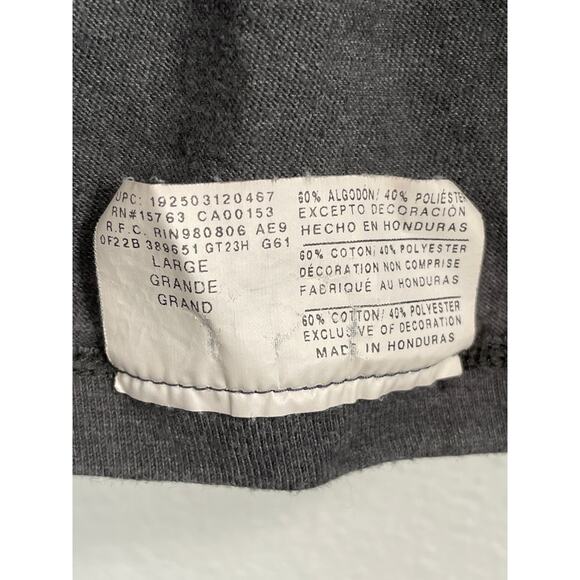 Champion Men's Classic Graphic Jersey Script Tee Shirt Gray Large - Picture 6 of 7